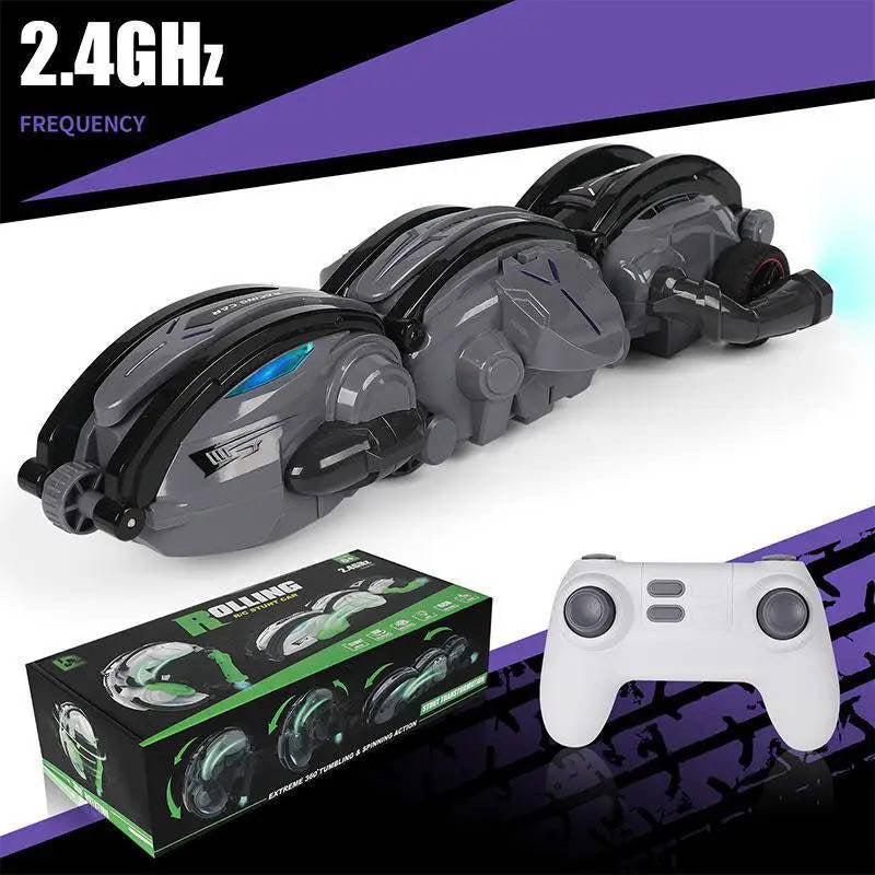 Remote Control Stunt Car – 360° Rolling & Rotating Toy