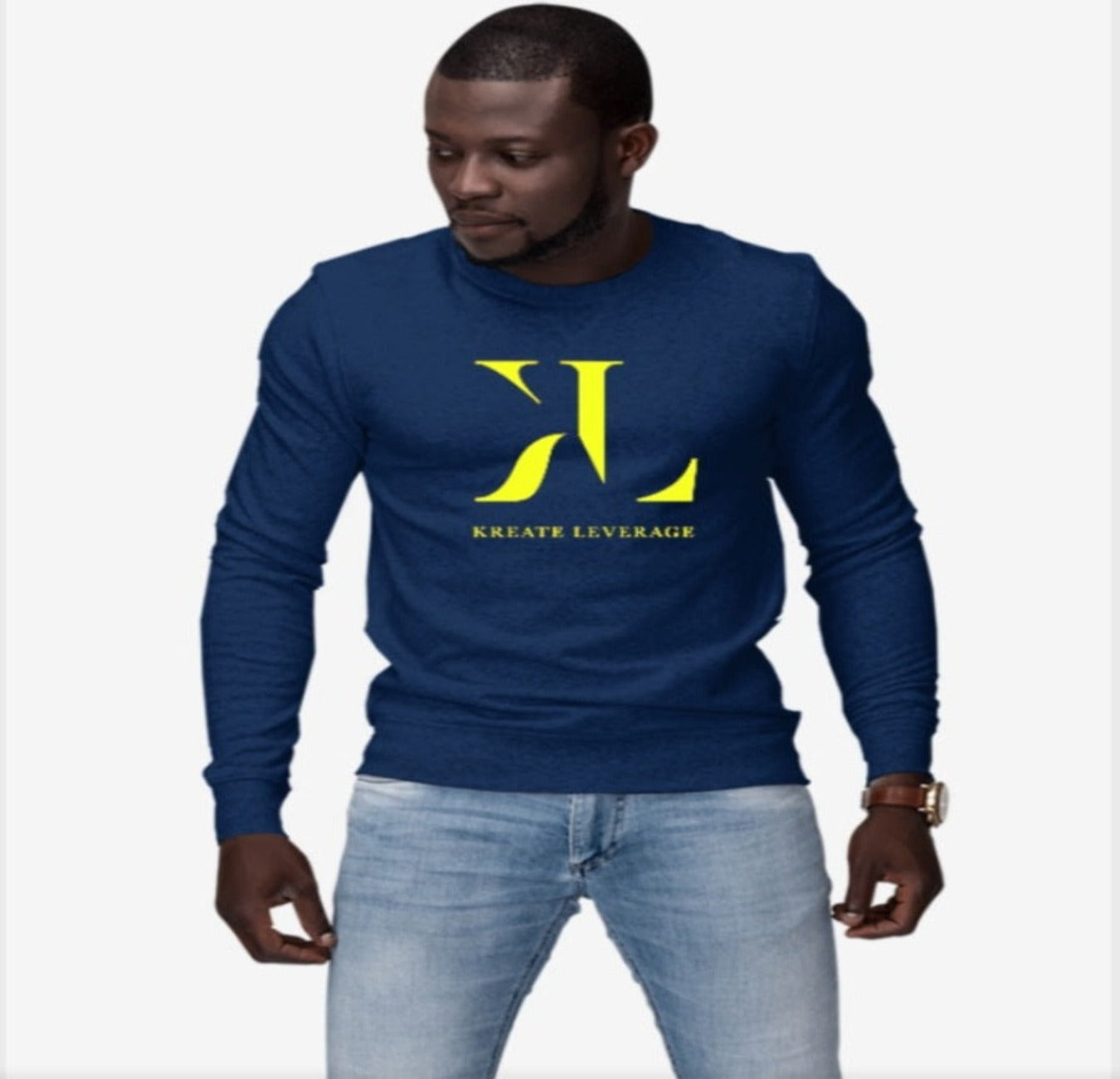 Navy Blue Crewneck